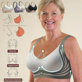 🔥🔥 Ανύψωση Anti-Sagging Wire-Free Push-up Bra