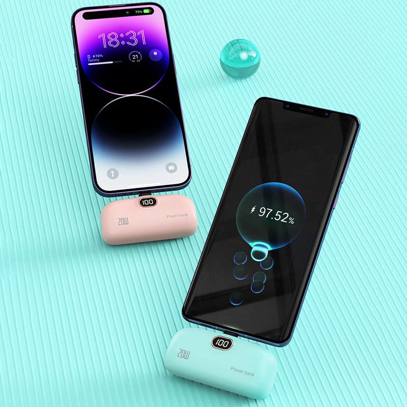 Portable Lipstick-size Wireless Power Bank 5000mAh