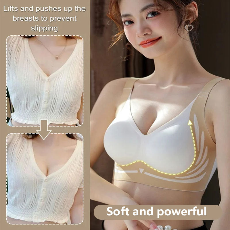 🔥🔥 Ανύψωση Anti-Sagging Wire-Free Push-up Bra