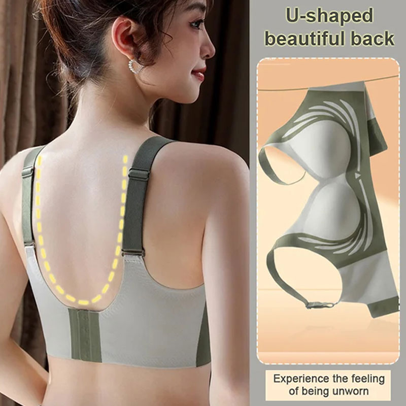 🔥🔥 Ανύψωση Anti-Sagging Wire-Free Push-up Bra